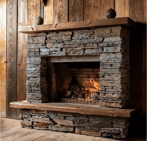 Natural Stone Fireplace Surround Manufacturer India
